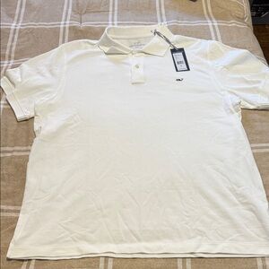 Vineyard Vines White Polo Shirt